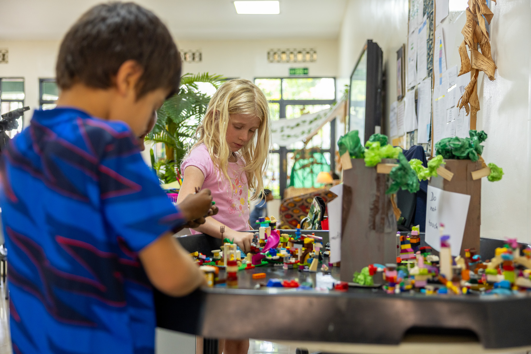 ISK Elementary School students engaged in classroom learning